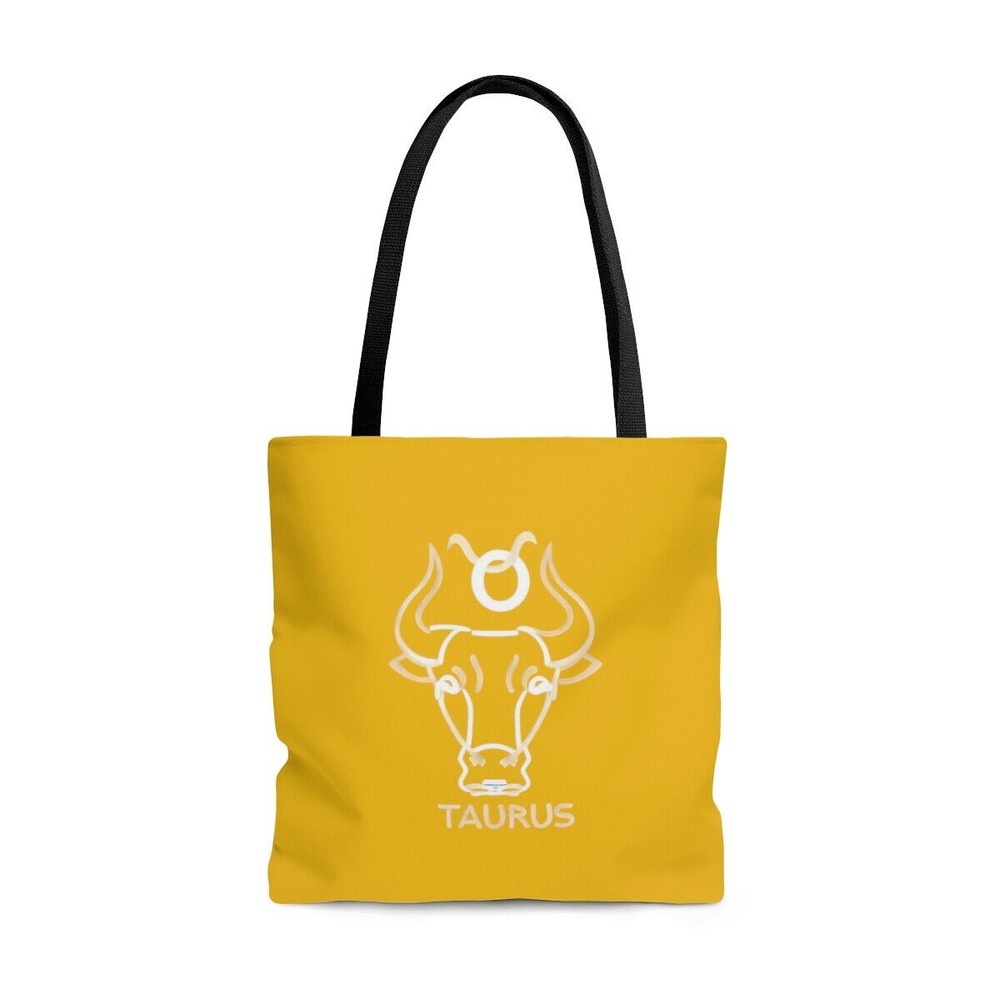 Taurus Zodiac Tote Bag Large Polyester Astrology Gifts Birthday New